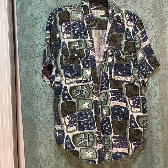 Fafa Silk Shirt Large 100% Silk - Picture 1 of 4